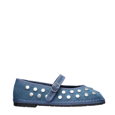 Flabelus Mae Silver Denim