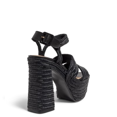 Castañer Platform ADAH Black