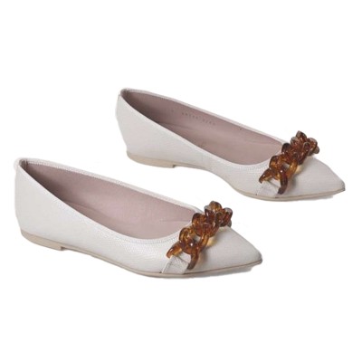 Pretty Ballerinas Loafer ELLA White