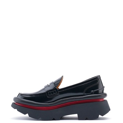 4CCCCEES Loafer CRUNCH PENNY Black