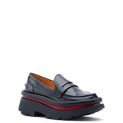 4CCCCEES Loafer CRUNCH PENNY Black