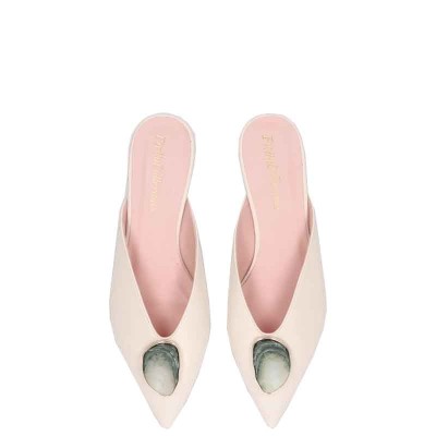 Pretty Ballerinas Mule Ella Ecru