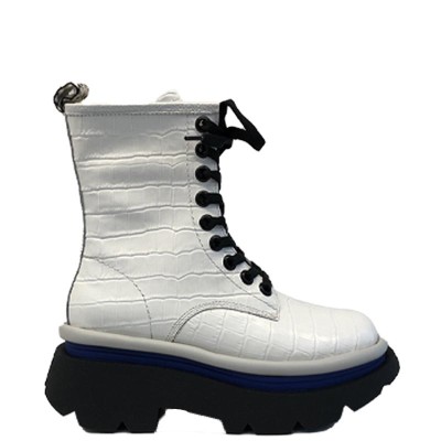 4CCCCEES Boots CRUNCH COMBAT White