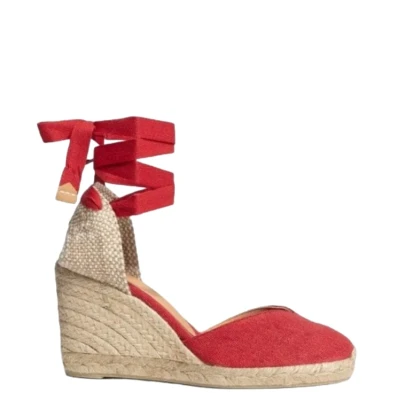 Castañer Platforms CHIARA 8 002 Red Carmin