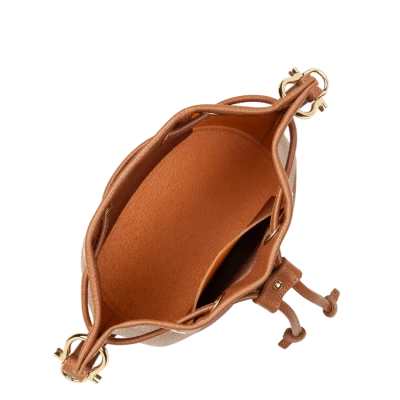 Lancaster Small Bucket Bag Alba Double