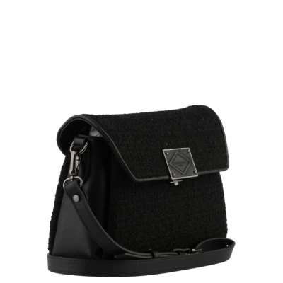 Pourchet Carat Tweed Crossbody Bag