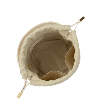 Lancaster Small Bucket Bag Cannage Rotin