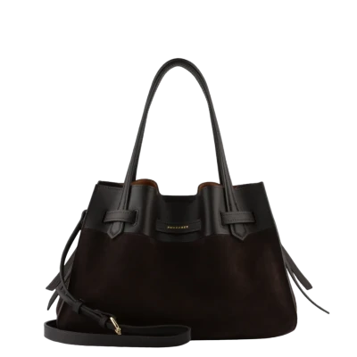 Pourchet Blossom Daim MM large handbag