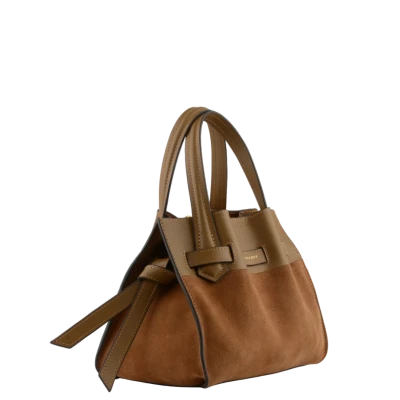 Pourchet Blossom Daim Small handbag