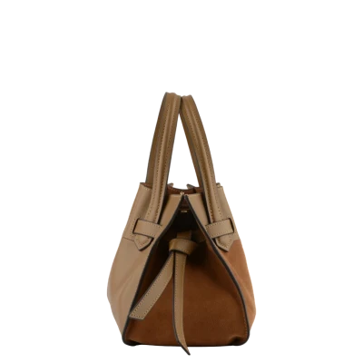 Pourchet Blossom Daim Small handbag