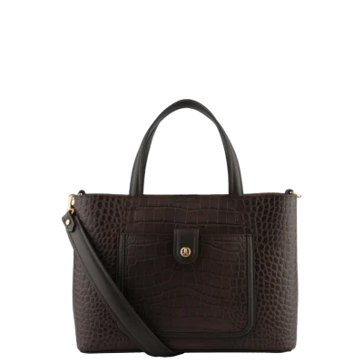 Pourchet Crocodile Bridle handbag
