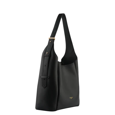 Pourchet Large black shoulder bag