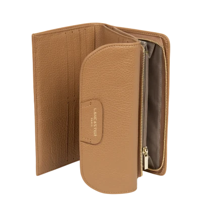 Lancaster Back To Back Organizer Wallet Dune