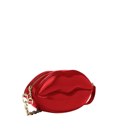 Aigner Bisou Pouch Kissing Lips
