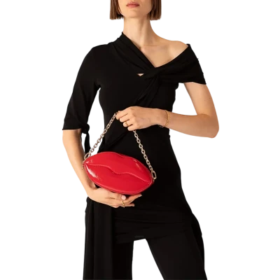 Aigner Bisou Pouch Kissing Lips