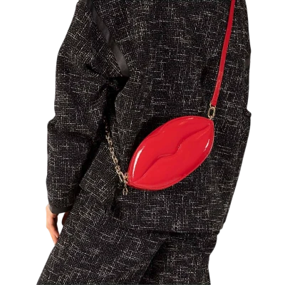 Aigner Bisou Pouch Kissing Lips