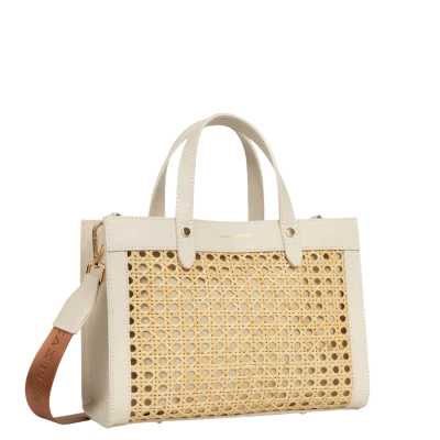 Lancaster Small Tote Bag Cannage Rotin