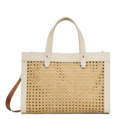 Lancaster Medium Tote Bag Cannage Rotin