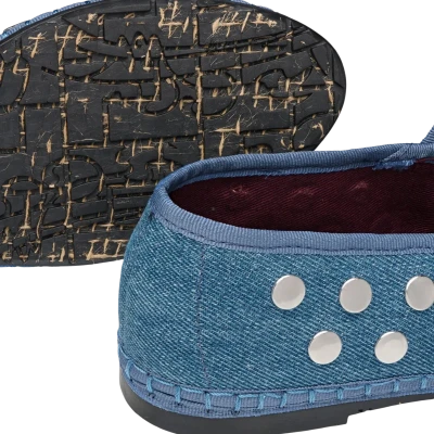 Flabelus Mae Silver Denim