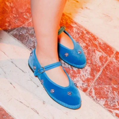 Flabelus Pierre Flower Blue