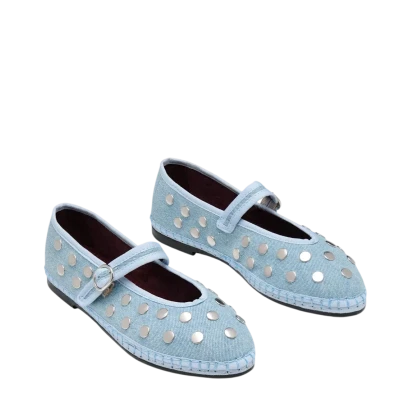 Flabelus Mae Silver Light Denim