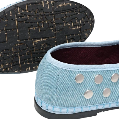 Flabelus Mae Silver Light Denim