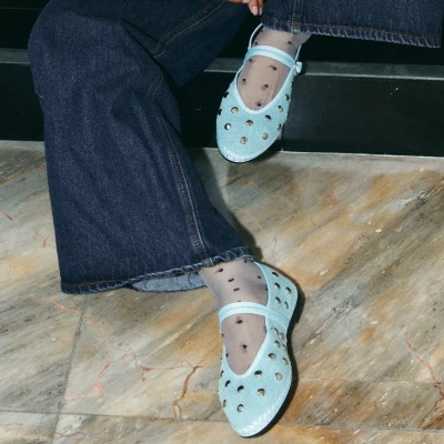 Flabelus Mae Silver Light Denim