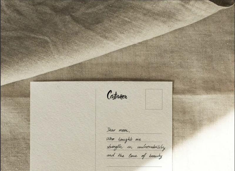 For Mom, with love from Castañer