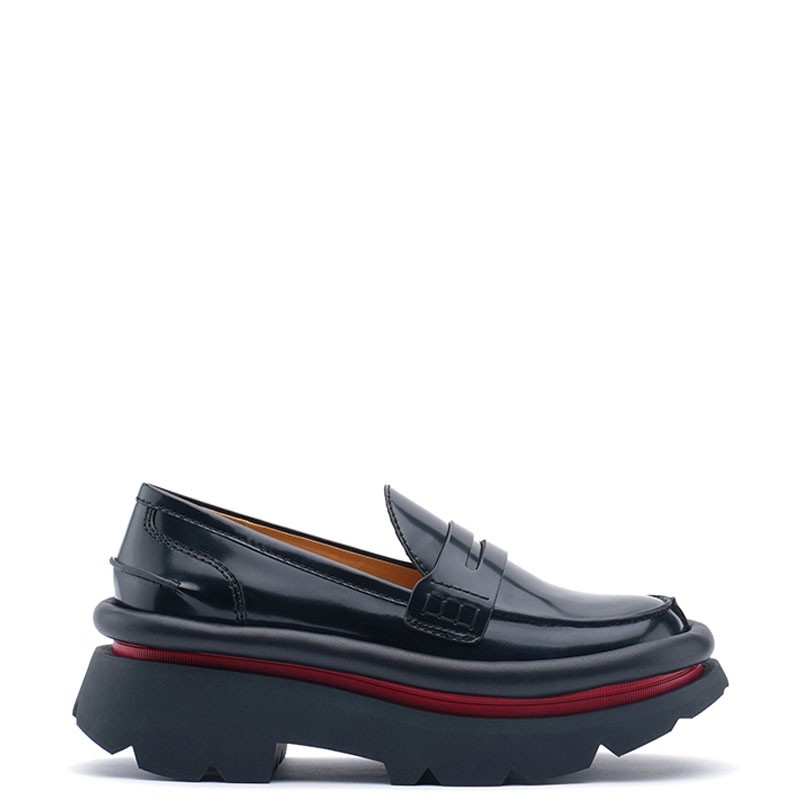 4CCCCEES Loafer CRUNCH PENNY Black