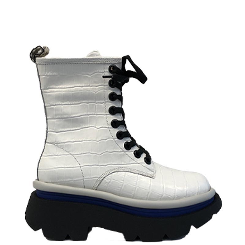 4CCCCEES Boots CRUNCH COMBAT White