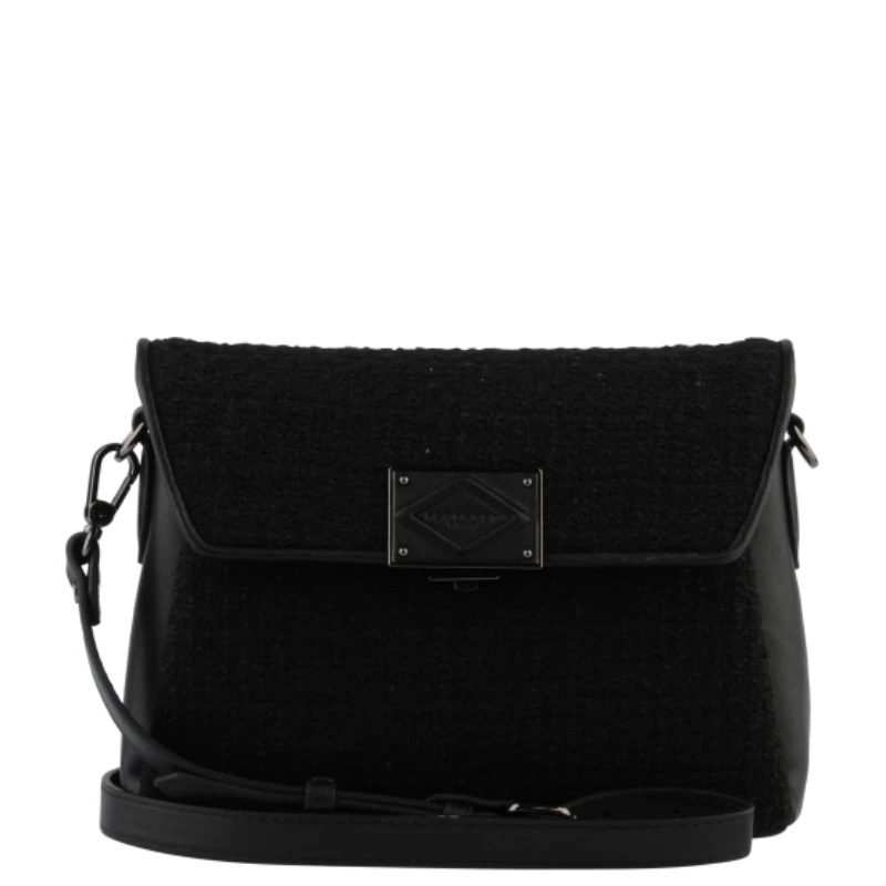 Pourchet Carat Tweed Crossbody Bag