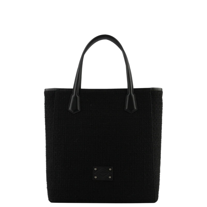 Pourchet Carat Tweed Tote Bag