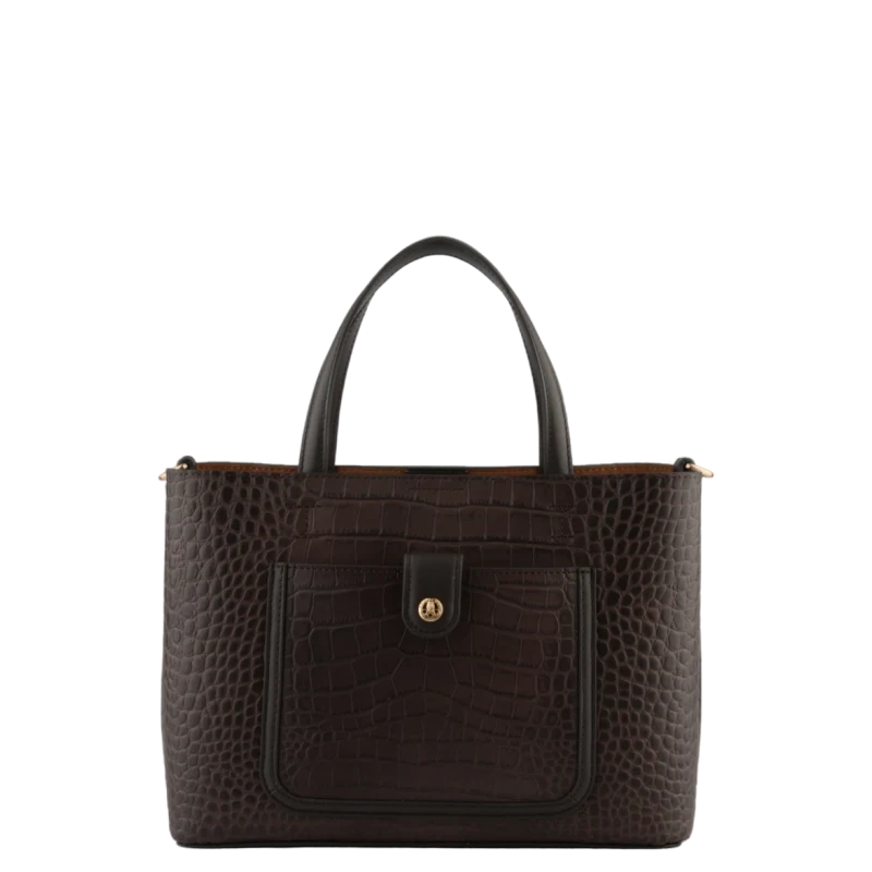 Pourchet Crocodile Bridle handbag