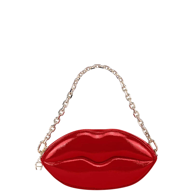 Aigner Bisou Pouch Kissing Lips