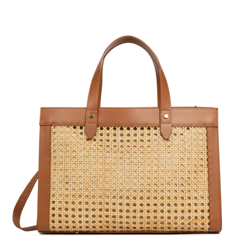 Lancaster Medium Tote Bag Cannage Rotin