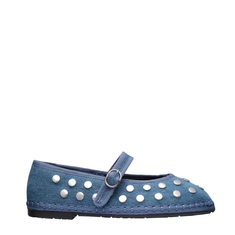 Flabelus Mae Silver Denim